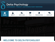 Tablet Screenshot of deltapsych.co.nz